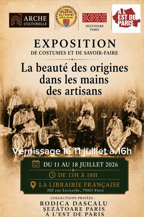 De la lada de zestre la Paris: costume și textile tradiționale românești, în capitala Franței