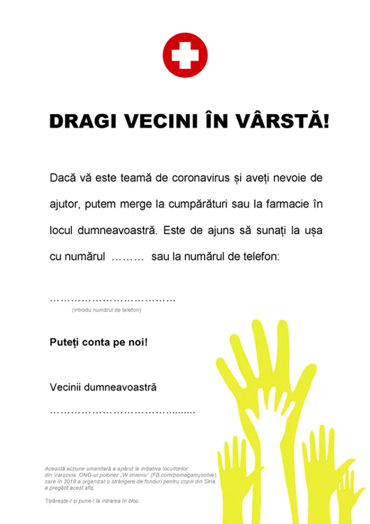 O amplă mișcare pe Internet: ”Ajută un vecin!”