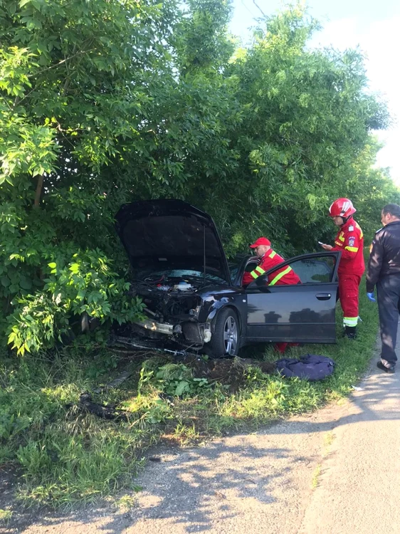 Accidentul a avut loc pe DN2 FOTO ISU Ialomiţa