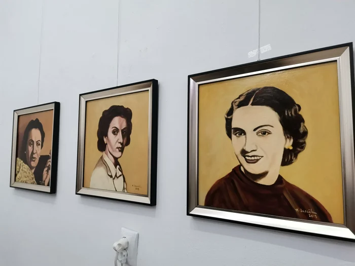 Mihai Dascălu a realizat portretele cu peste 12 ani în urmă FOTO: Alina Mitran