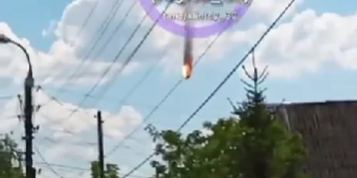 Rușii ar fi doborât un elicopter în regiunea de graniță Briansk FOTO Captură