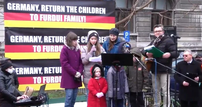 Protest familia furdui FOTO Prodocens Media