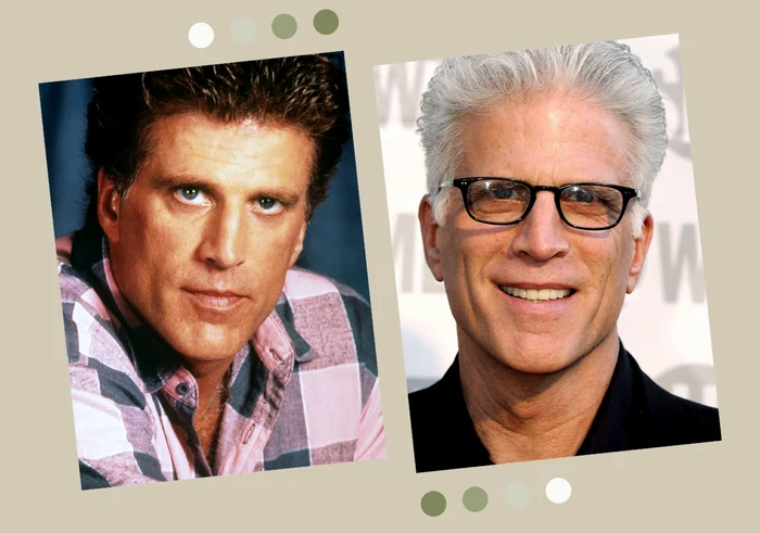 Ted Danson, în tinerete (în stânga) și în prezent (în dreapta) / fotografii: Getty Images.