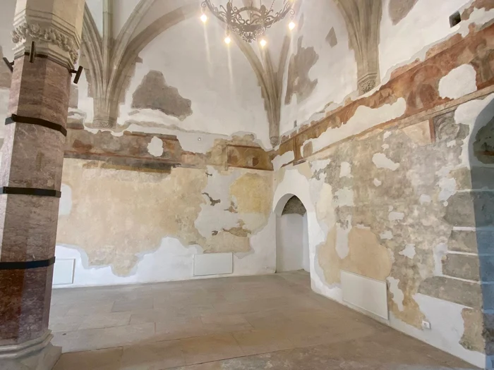 Sala Dietei, restaurată. Foto: Muzeul Castelului Corvinilor