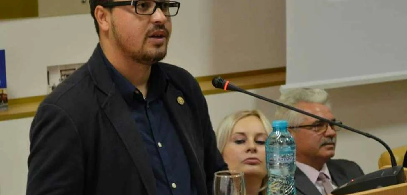 Mihai Viorel Munteanu, preşedintele Ligii Studenţeşti din Universitatea „Vasile Alecsandri“ din Bacău FOTO Facebook