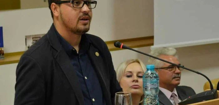 Mihai Viorel Munteanu, preşedintele Ligii Studenţeşti din Universitatea „Vasile Alecsandri“ din Bacău FOTO Facebook