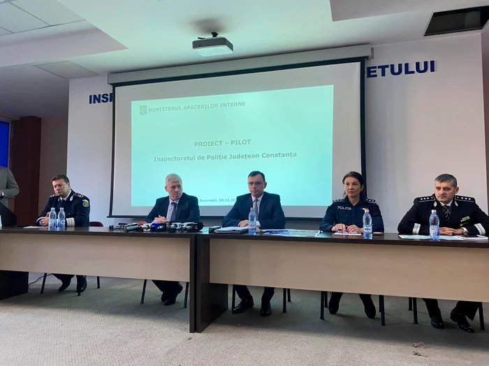 Ministrul de Interne, Cătălin Predoiu, la Poliția Constanța FOTO Antonia Ispas