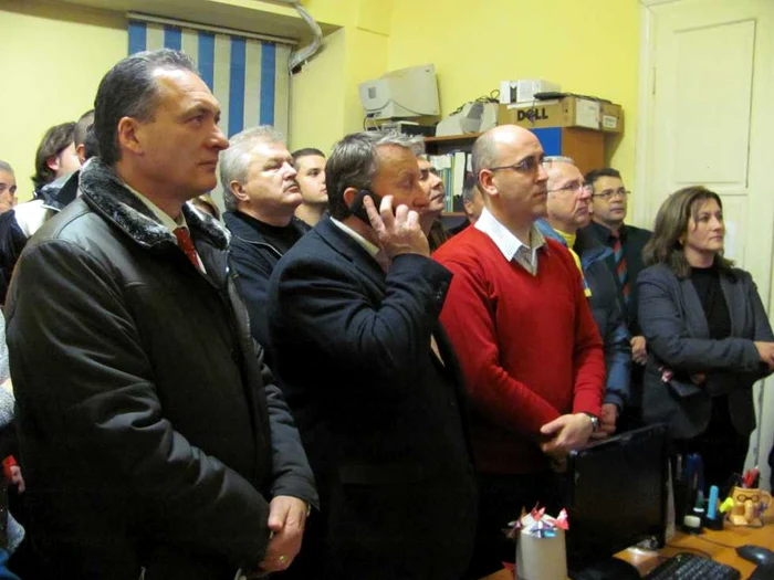 USL este câştigător în sondaje. Sediul USL Cluj FOTO: Florina Pop
