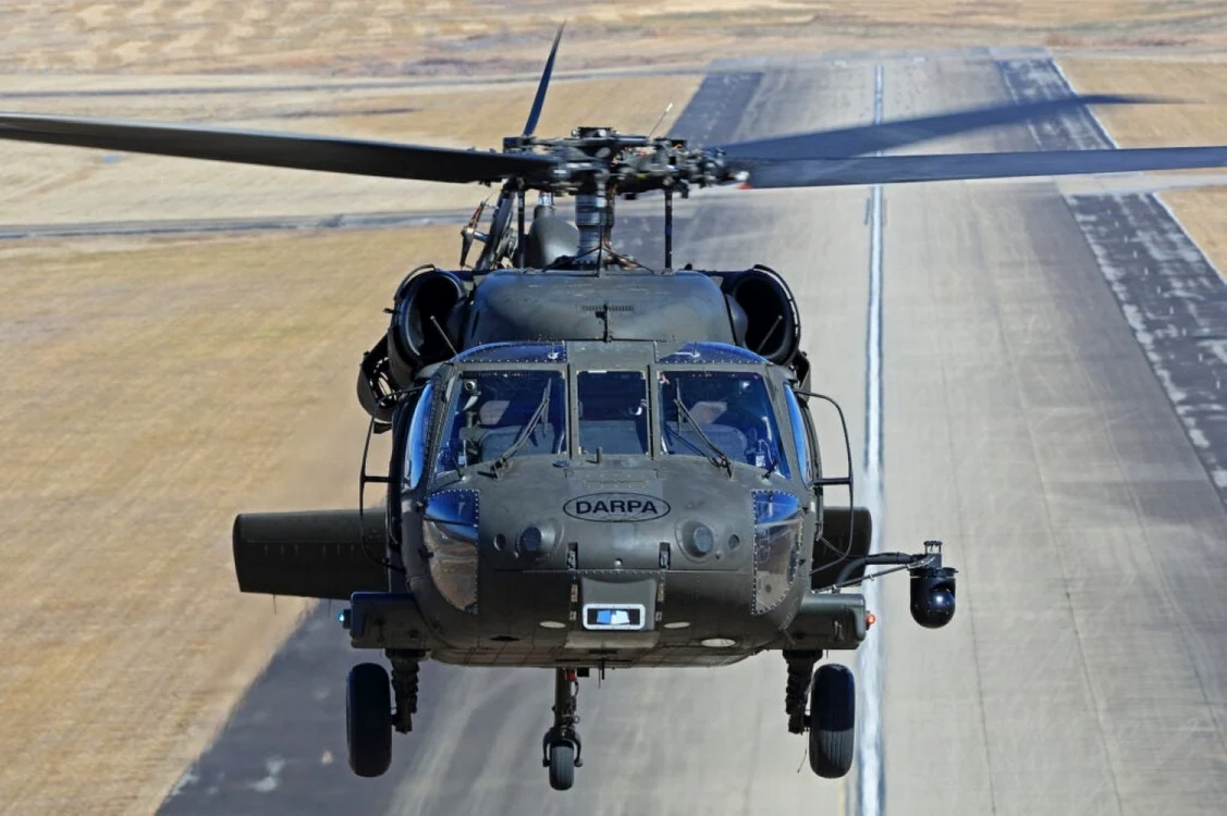 Black Hawk a efectuat până acum trei zboruri autonome de probă FOTO DARPA / Sikorsky
