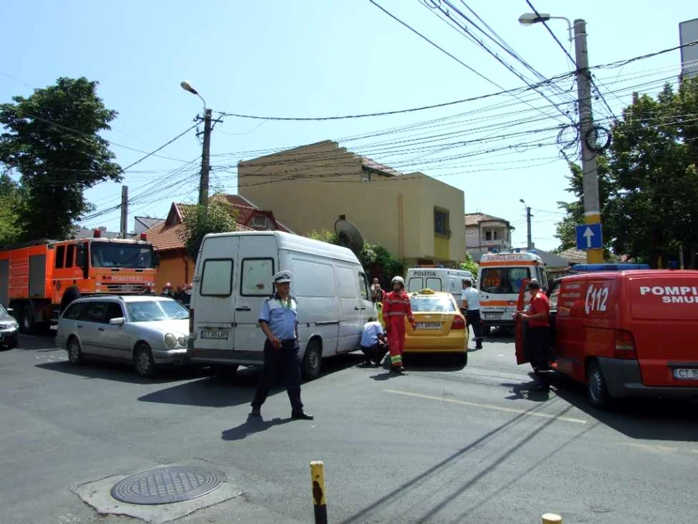 Accident lângă Spitalul Judeţean Constanţa