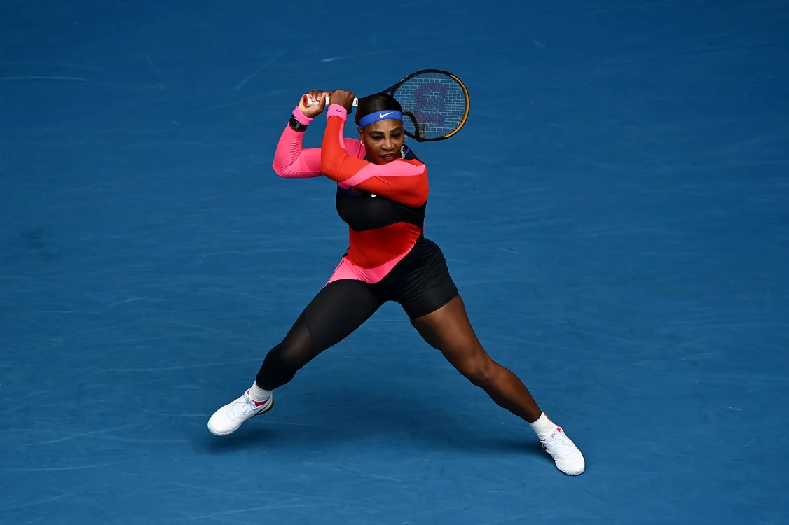 Serena Williams, în echipamentul mulat de la Australian Open 2021Foto: Guliver/ GettyImages