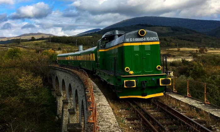 Calea ferată Oravița - Anina. Foto: CFR Călători