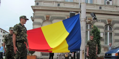 Ziua drapelului în Piața Tricolorului