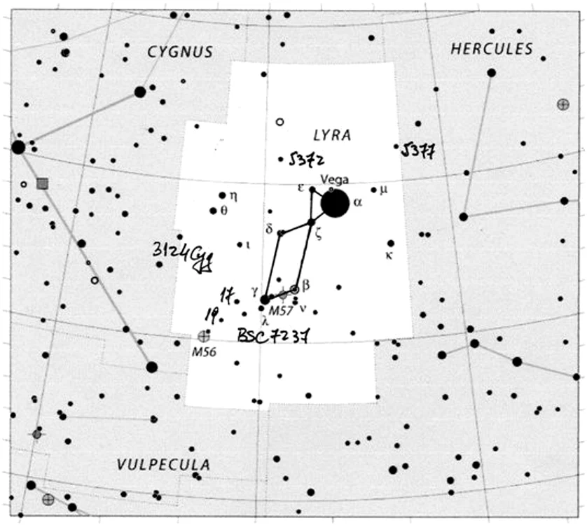 Fig.4. Lyra constellation.