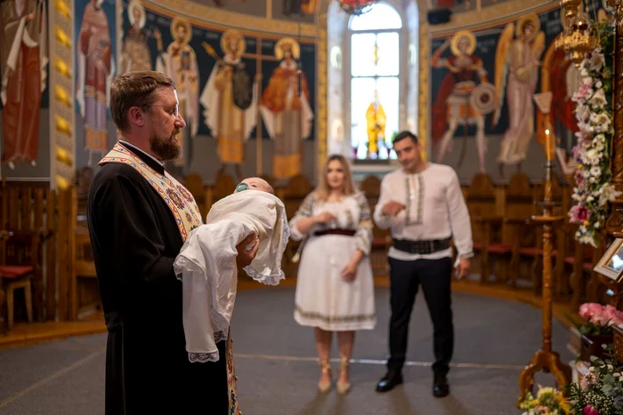 George Simion și-a botezat băiatul Foto: click