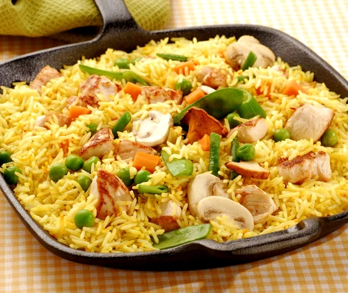 Paella cu pui jpeg