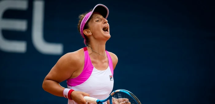Irina Begu, dominată clar de adversara din Rusia. Foto EPA EFE