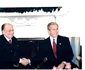 Ion Iliescu şi George Bush
