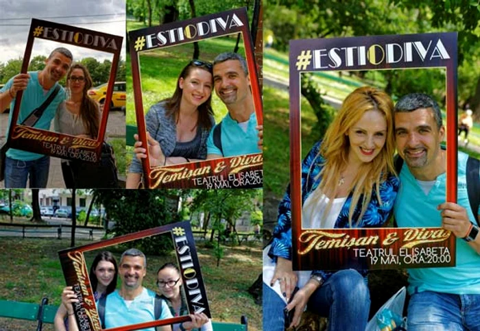 Aurelian Temişan, alături de admiratoare cu statut de divă