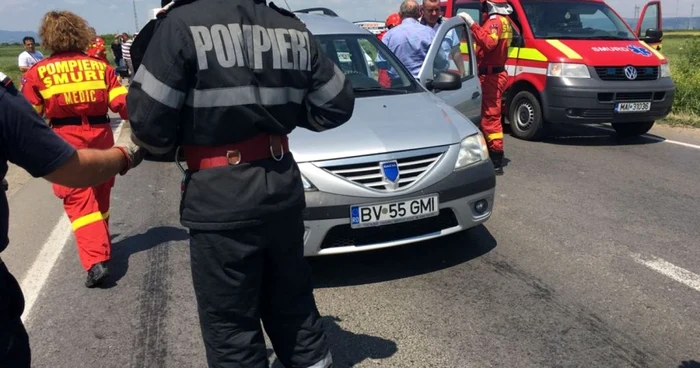 Accidentul s-a produs la Stupini. FOTOISU Braşov