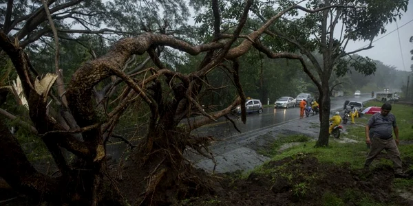 Furtuna tropicală Nate in Nicaragua FOTO EPA-EFE / Jorge Torres