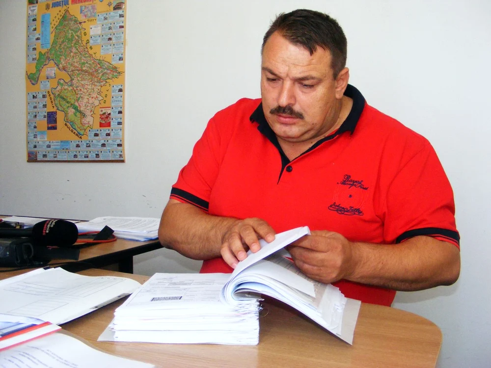 Jean Rogoveanu, primarul comunei Gogoşu FOTO Arhivă