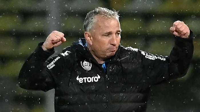 Dan Petrescu e mulțumit de echipa sa, CFR Cluj. Foto Sportpictures