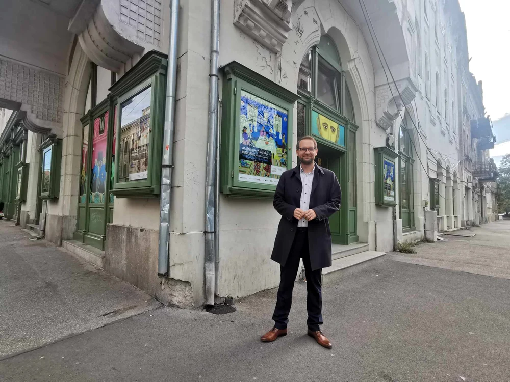Dominic Fritz în Traian FOTO Ștefan Both
