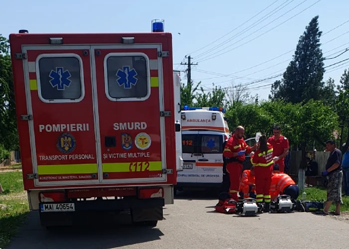 Salvatorii au încercat resuscitarea victimei, însă fără succes. SURSA IPJ Buzău