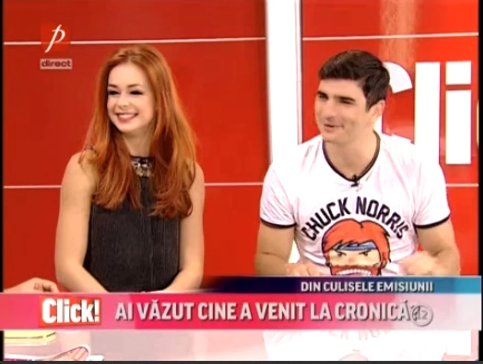 Ioana şi Alex au venit la emisiunea Click!