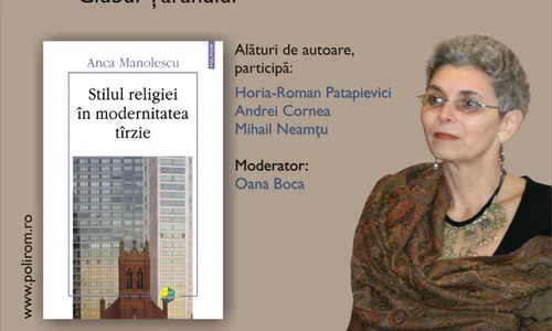 Lansarea volumului "Stilul religiei în modernitatea tîrzie" jpeg