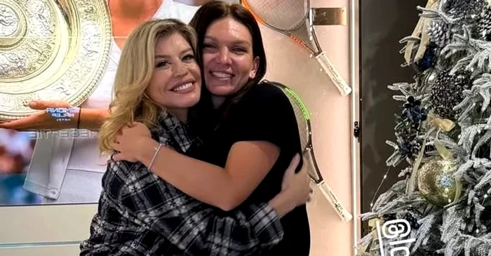 Loredana Groza și Simona Halep la trecerea dintre ani / foto: Instagram 