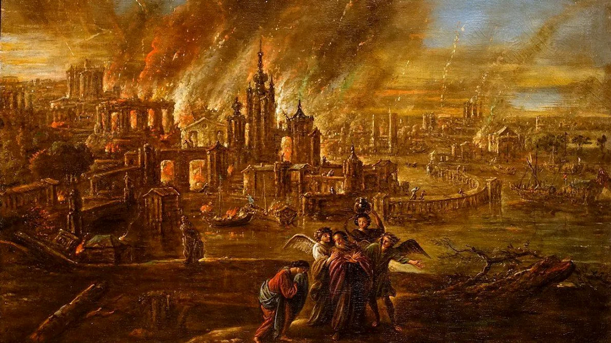 Povestea distrugerii Sodomei, inspirată de un cataclism real?  jpeg