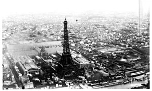 aerial view of eiffel tower and exposition universelle paris 1889 jpg jpeg