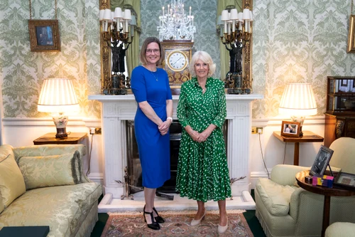 Camilla la recepția de la palat