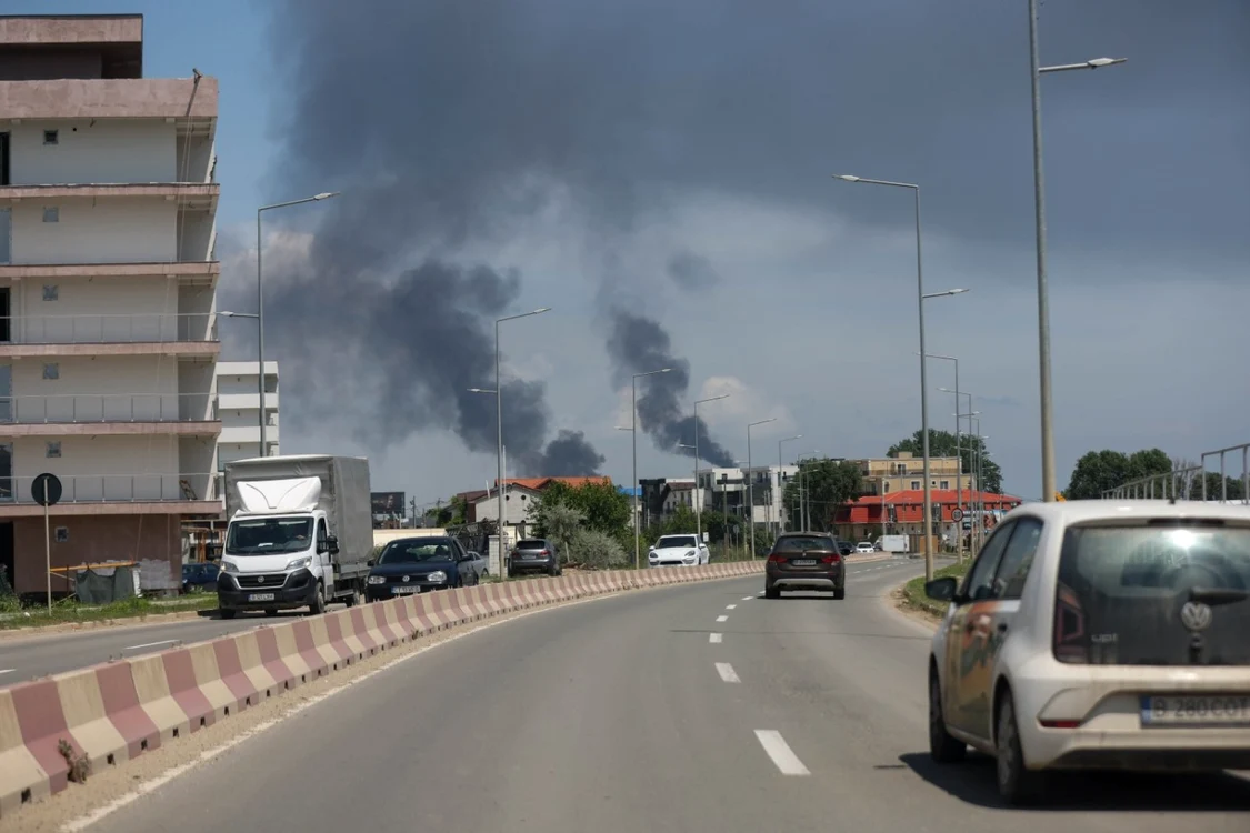 Explozie la Rafinăria Petromidia din Năvodari 2 iulie 2021 FOTO Inquam Photos / Costin Dinca