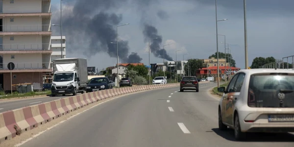 Explozie la Rafinăria Petromidia din Năvodari 2 iulie 2021 FOTO Inquam Photos / Costin Dinca
