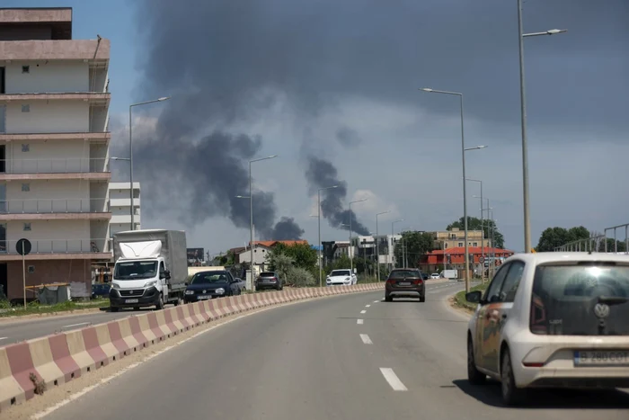 Explozie la Rafinăria Petromidia din Năvodari 2 iulie 2021 FOTO Inquam Photos / Costin Dinca
