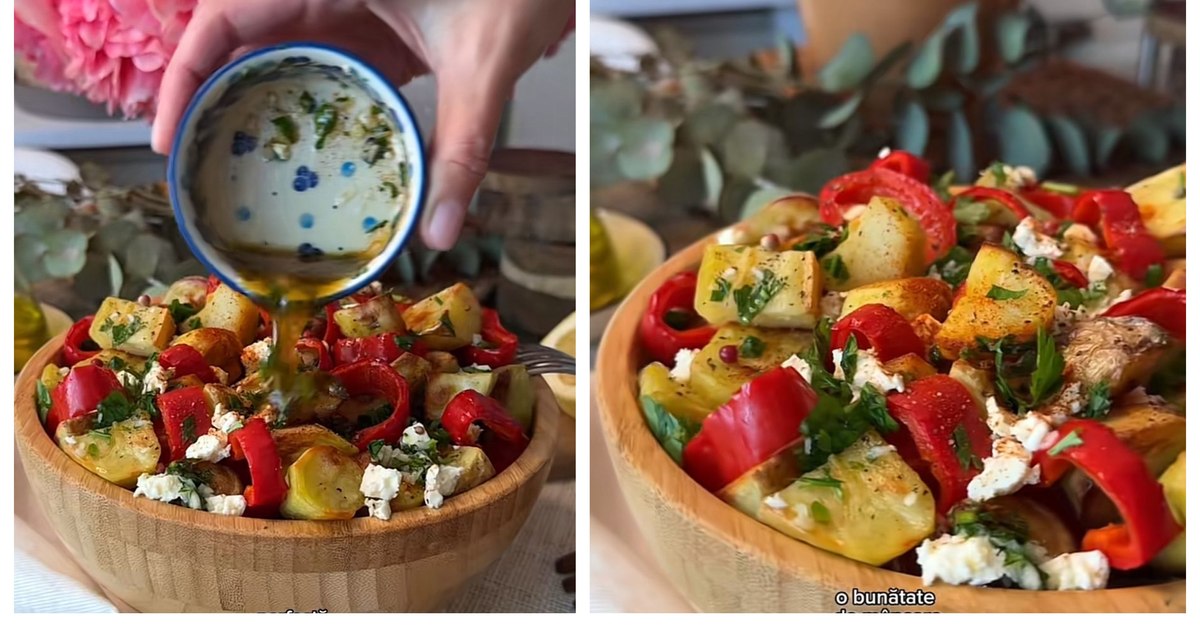 Rețete rapide: naan și salată caldă