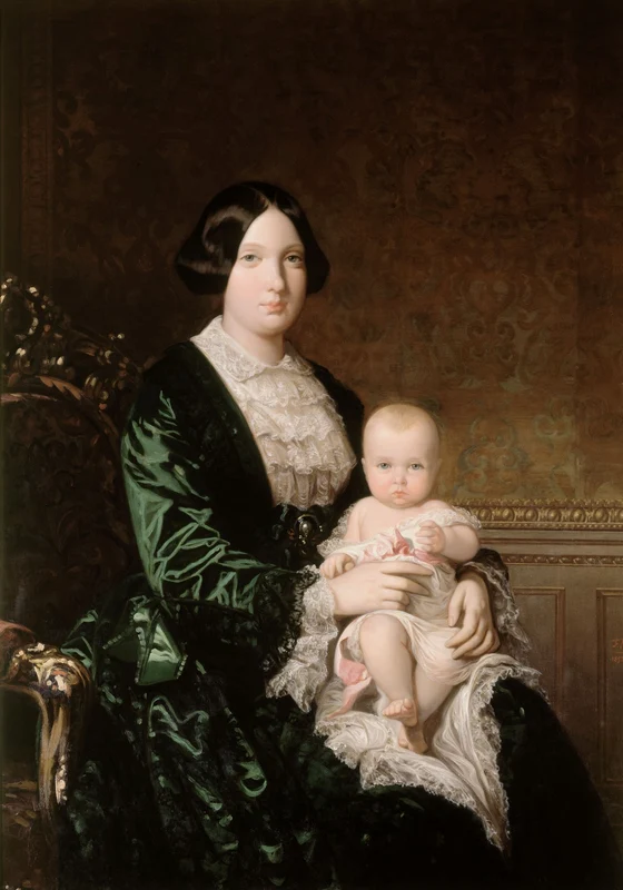 Regina Isabella a Spaniei (mama) și Infanta Isabella. FOTO: Profimedia
