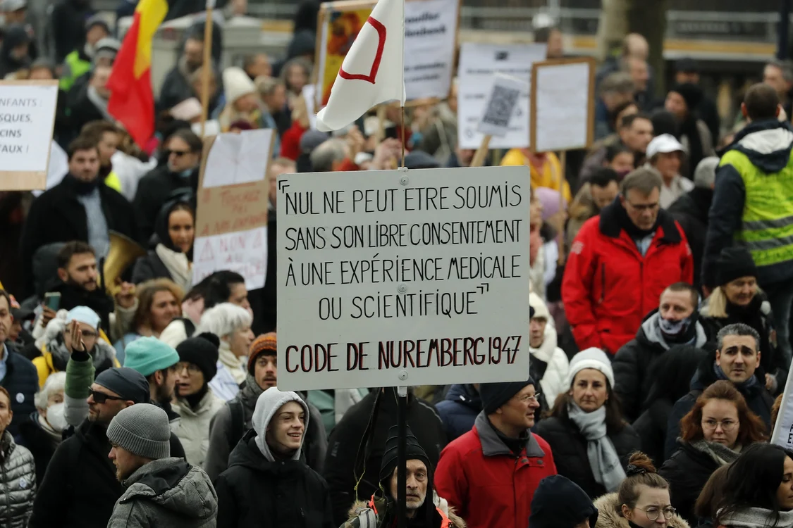 Belgienii au protestat în a doua zi de Crăciun împotriva restricțiilor