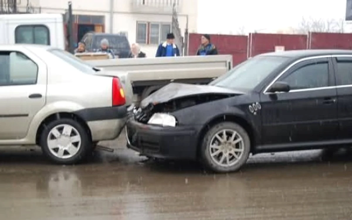 Ploaia a favorizat producerea accidentelor