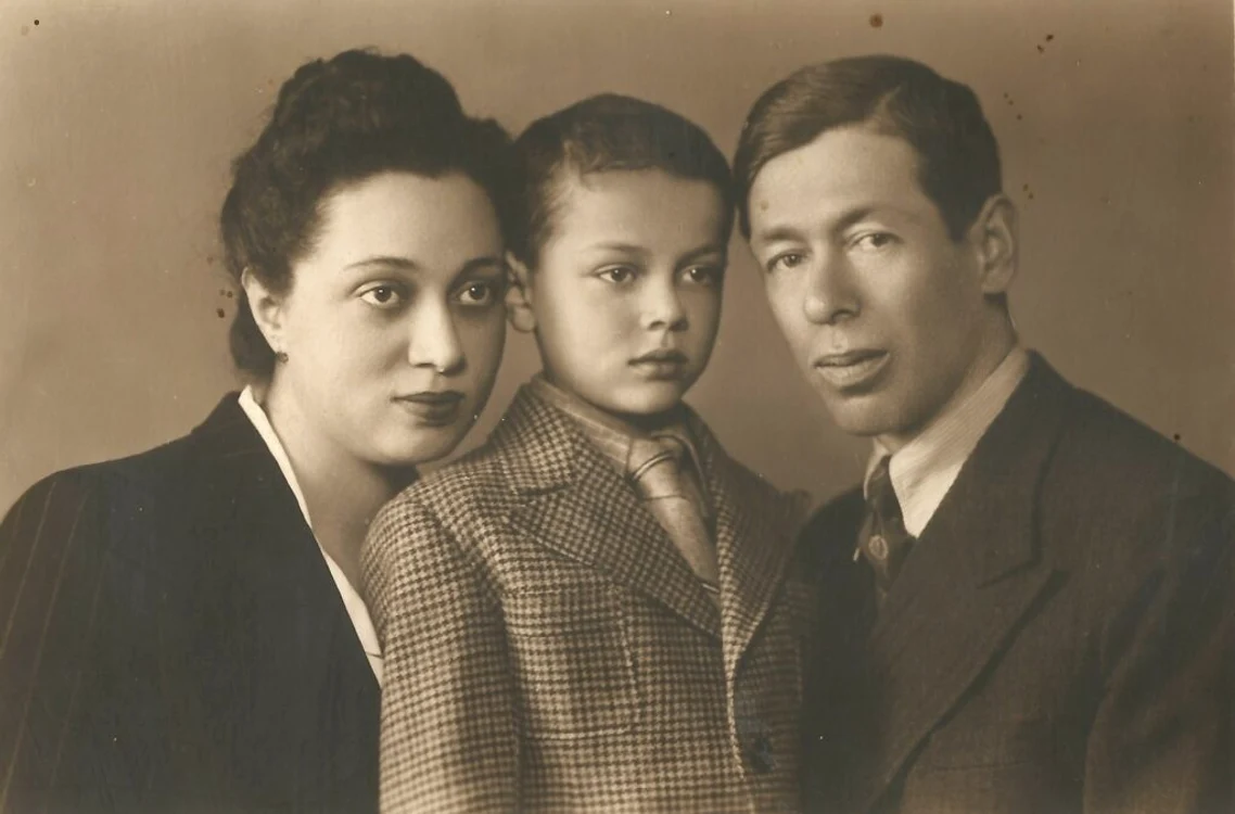 Familia lui Lyonell Fliss a fost salvată grație unui ofițer român. FOTO: Arhivă personală