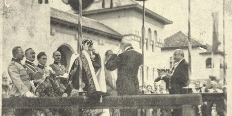 Incoronarea Regelui Ferdinand viziteaza alba iulia jpg
