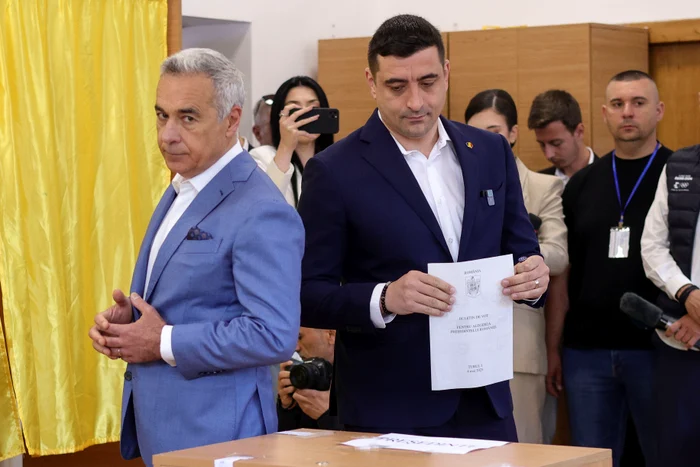 Călin Georgescu, niciun cuvânt despre Simion în ultima sa apariție publică. „Am tăcut pentru că am vrut să ascult”