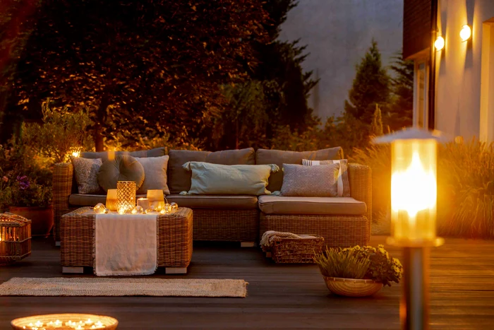 Idei de iluminat outdoor grădina și terasa Foto Grass Direct jpg