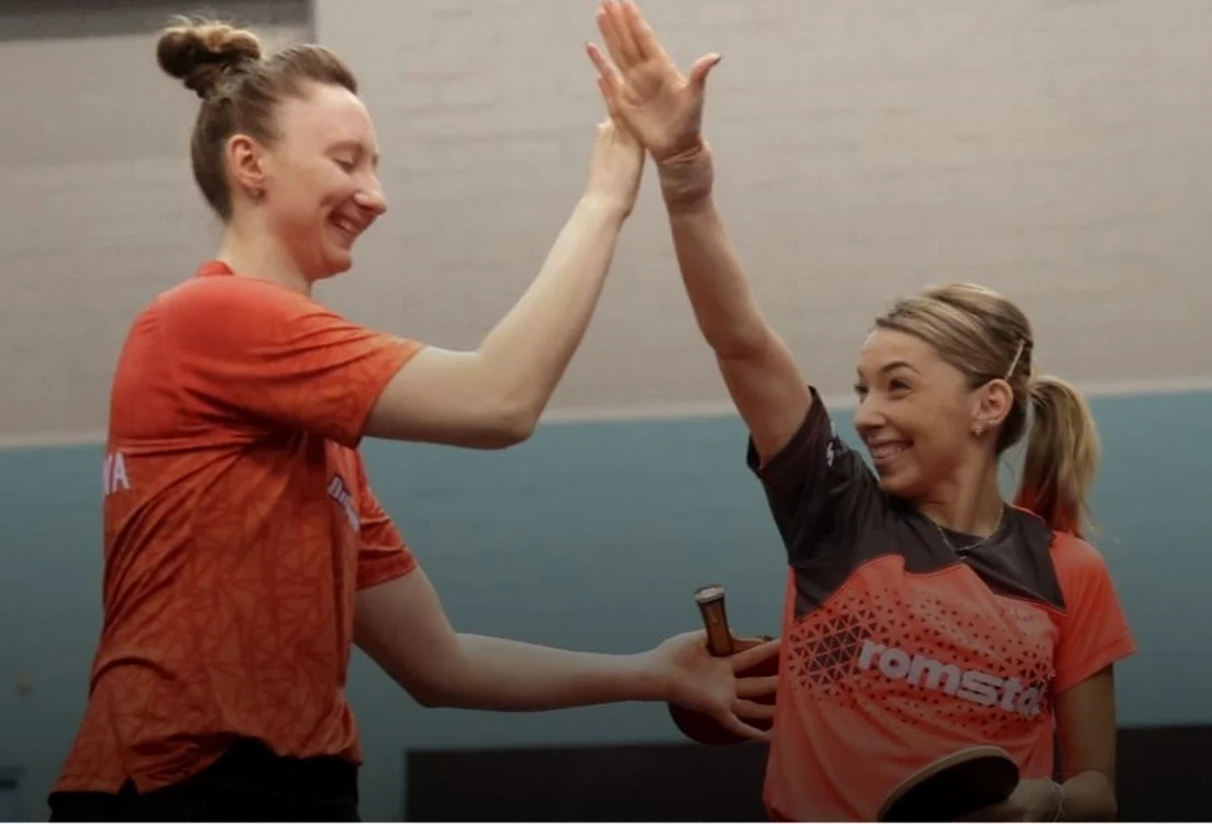  Bernadette Szőcs și austriaca Sofia Polcanova, campioane europene (FOTO: Facebook)