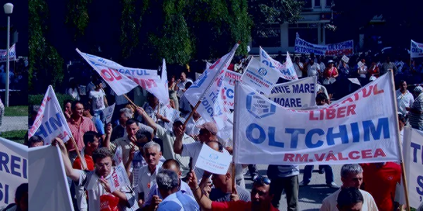 Proteste Oltchim Ramnicu Valcea