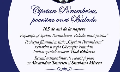 “Ciprian Porumbescu, povestea unei Balade” la Casa Artelor „Dinu Lipatti” jpeg