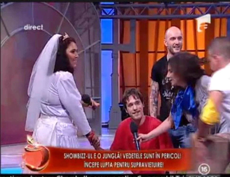 Ioana Tufar s-a îmbrăcat în rochie de mireasă